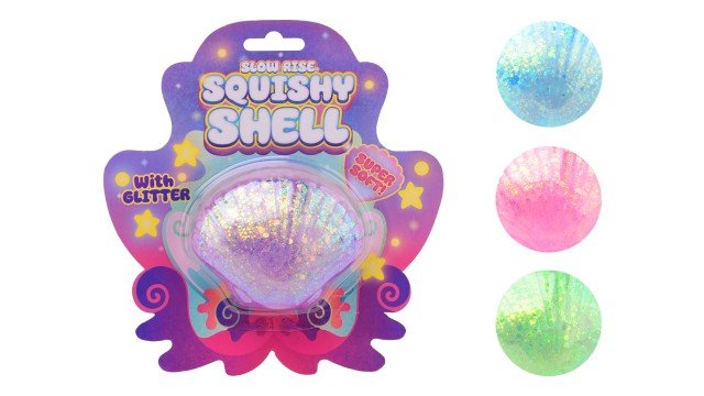 Slow rise glitter shell Carded
